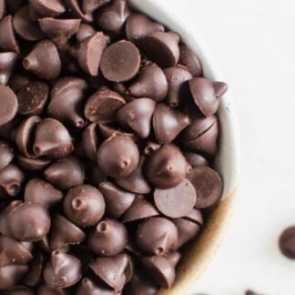 Chispas de chocolate sin azúcar