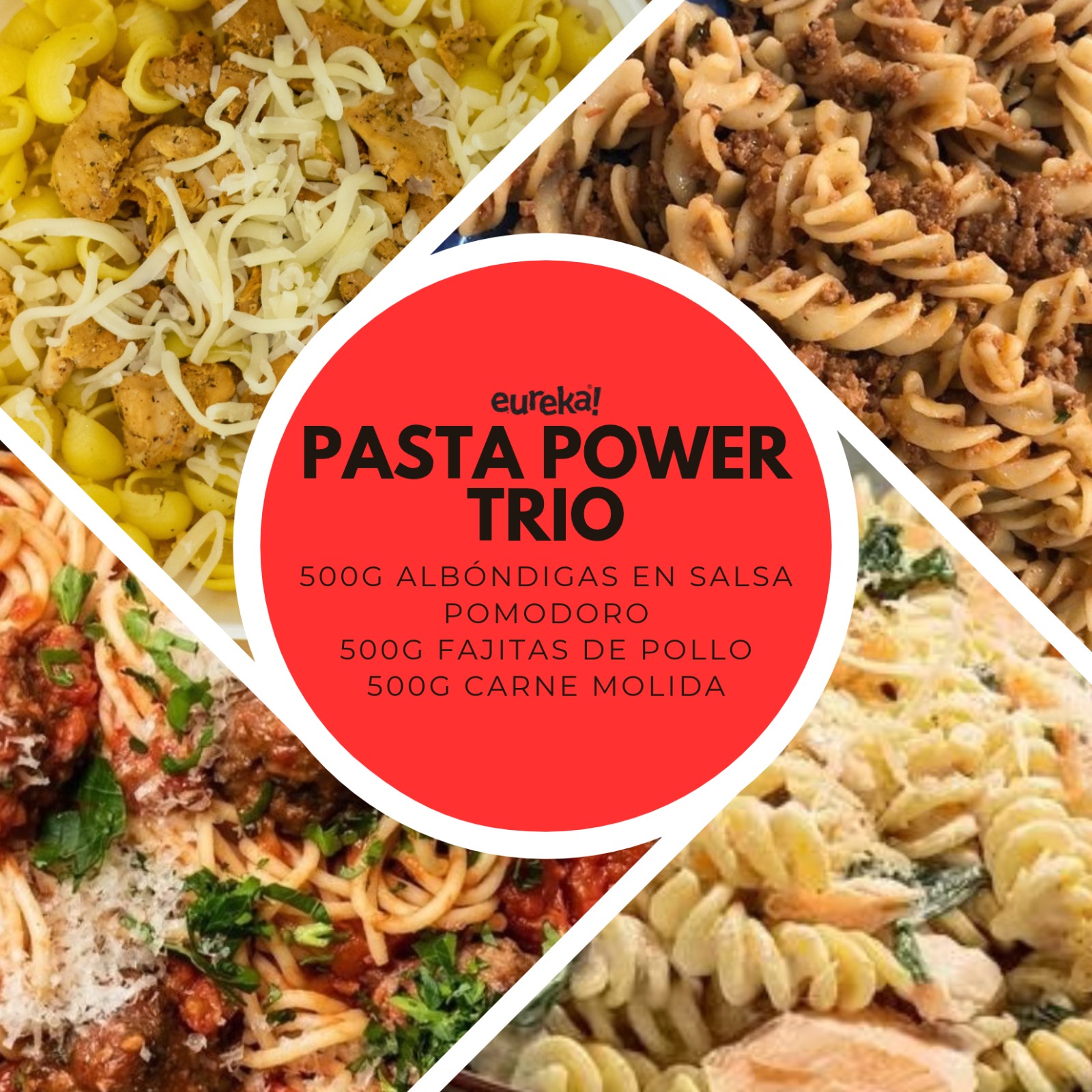 pasta power trio